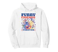 Sesame Street Furry Friends Forever Group Felpa con Cappuccio