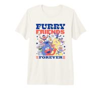Sesame Street Furry Friends Forever Group Maglietta Premium