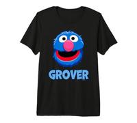 Sesame Street Head Grover Maglietta Premium