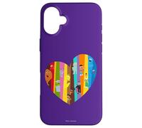Sesame Street Heart Of Many Colors con Gabrielle e Tamir Custodia per iPhone 16 Plus