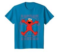 Sesame Street Kids Elmo da Vinchi Cuddle Parody Classic Fun Maglietta