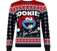 Sesame Street Krümelmonster - Cookies Donna Christmas Jumper Multicolore S
