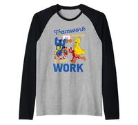 Sesame Street Lavoro Sogno Lavoro Amici Basket Classico Maglia con Maniche Raglan