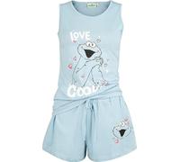 Sesame Street Love Cookie! Donna Pigiama Blu L 100% Cotone Regular