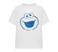 Sesame Street Maglietta Cookie Monster Mono Donna (TV26923)