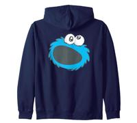 Sesame Street Manga Cookie Monster Felpa con Cappuccio
