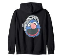 Sesame Street Manga Super Grover Felpa con Cappuccio