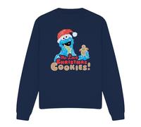Sesame Street Me Love Christmas Cookies Felpa Cookie Monster Adulto (TV20164)