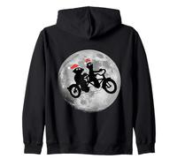 Sesame Street Moon Bikers Xmas Christmas Sesame Street Felpa con Cappuccio