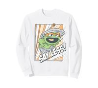 Sesame Street Oscar Say Less Shout Felpa