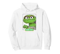 Sesame Street Oscar The Grouch Boxed Sketch Felpa con Cappuccio