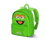 Sesame Street Oscar the Grouch Face-Joy Zaino prescolare, verde, 22 x 27 cm, capacità 5 l