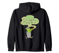 Sesame Street Oscar The Grouch Gettin Down And Dirty Felpa con Cappuccio