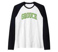 Sesame Street Oscar The Grouch Varsity Name Maglia con Maniche Raglan