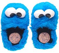 Sesame Street, pantofole di Cookie Monster; colore: blu, Blu (Blau), L