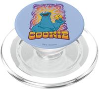 Sesame Street Psychedelic Cookie Monster C è per Cookie PopSockets PopGrip per MagSafe