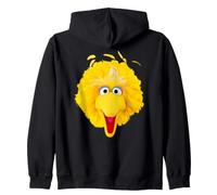 Sesame Street Real Face Big Bird Felpa con Cappuccio