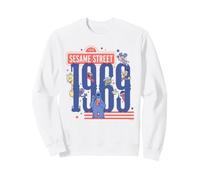 Sesame Street Red, White And Blue 1969 Group Felpa