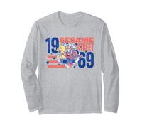 Sesame Street Red, White And Blue Group Breakout Maglia a Manica
