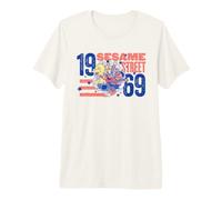 Sesame Street Red, White And Blue Group Breakout Maglietta Premium