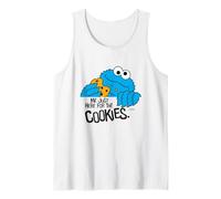 Sesame Street Retro Cookie Mostro Qui per Biscotti Stile Canotta