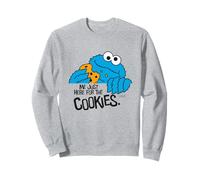 Sesame Street Retro Cookie Mostro Qui per Biscotti Stile Felpa