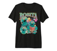 Sesame Street Rosita Bootleg Style Maglietta Premium