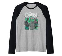 Sesame Street Sesame Street Grouch Band Maglia con Maniche Raglan