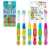 Sesame Street Set di spazzolini da denti con 6 spazzolini con Elmo, Big Bird e altro, oltre a adesivi, altro ancora, kit di igiene orale per bambini e bambini