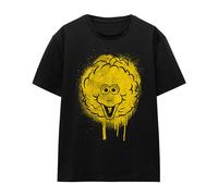 Sesame Street Spray Face Maglietta Big Bird Graffiti Donna (TV27721)