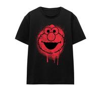 Sesame Street Spray Face Maglietta Elmo Graffiti Donna (TV27773)