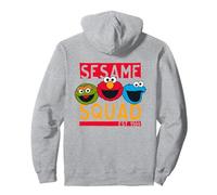 Sesame Street Squad Cookie Monster Elmo Oscar Posa Personaggio Felpa con Cappuccio