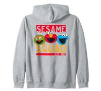 Sesame Street Squad Cookie Monster Elmo Oscar Posa Personaggio Felpa con Cappuccio