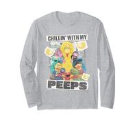 Sesame Street Stoop Group Chillin' with My Peeps Maglia a Manica