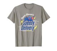 Sesame Street Super Grover Speedy Delivery Service Maglietta