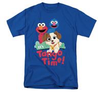 Sesame Street - Tango Time - T-Shirt A Maniche Corte Unisex Adulto - Blu