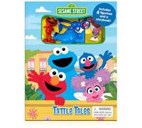 Sesame Street Tattle Tales - Activity Books for kids, 12-page storybook, 4 figurines