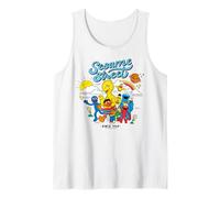 Sesame Street Team Amici Divertimento All'aperto Buoni Tempi Classici Canotta