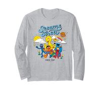Sesame Street Team Amici Divertimento All'aperto Buoni Tempi Classici Maglia a Manica