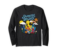 Sesame Street Team Amici Divertimento All'aperto Buoni Tempi Classico Maglia a Manica