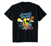 Sesame Street Team Amici Divertimento All'aperto Buoni Tempi Classico Maglietta