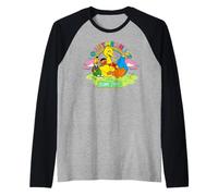 Sesame Street Team Amici Outdoor Gang Good Times Classico Maglia con Maniche Raglan