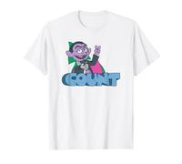 Sesame Street The Count Simple Graffiti Tag Maglietta