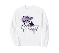Sesame Street The Count Spray Paint Graffiti Tag Felpa