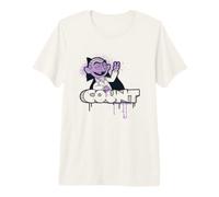 Sesame Street The Count Spray Paint Graffiti Tag Maglietta Premium