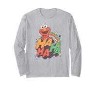 Sesame Street Tickle Me Elmo Ha Ha Ha Maglia a Manica