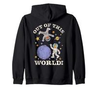 Sesame Street Vintage Bert And Ernie out of This World Felpa con Cappuccio