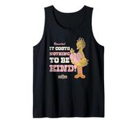 Sesame Street Vintage Big Bird, Costs Nothing To Be Kind Canotta