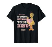 Sesame Street Vintage Big Bird, Costs Nothing To Be Kind Maglietta