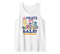 Sesame Street Vintage Fruit Elmo, Cookie Monster, Big Bird Canotta